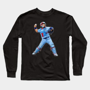 Jose Trevino #23 Throw Pitches Long Sleeve T-Shirt